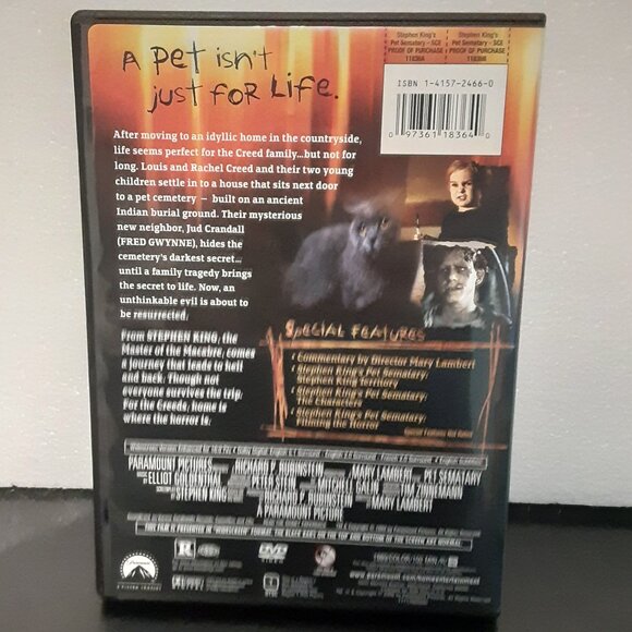 Horror DVD Bundle (Carrie/Children Of The Corn/Pet Sematary/Misery/IT) - Picture 12 of 16